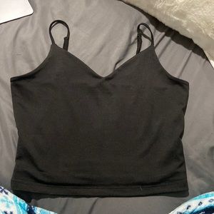 black tank top
